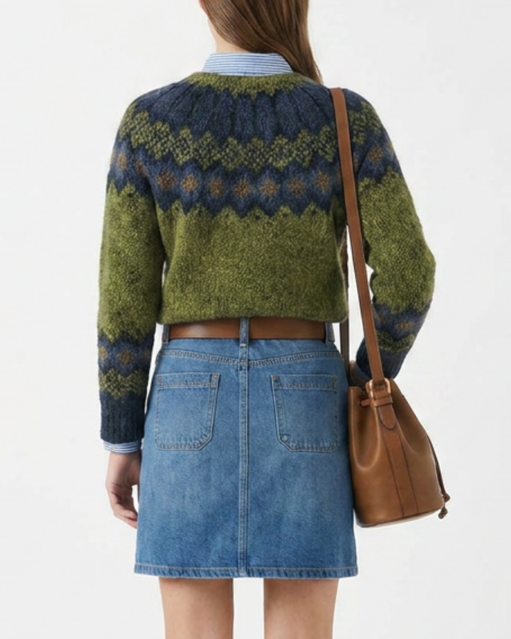 Jessica™ | Heritage Nordic Knit Sweater