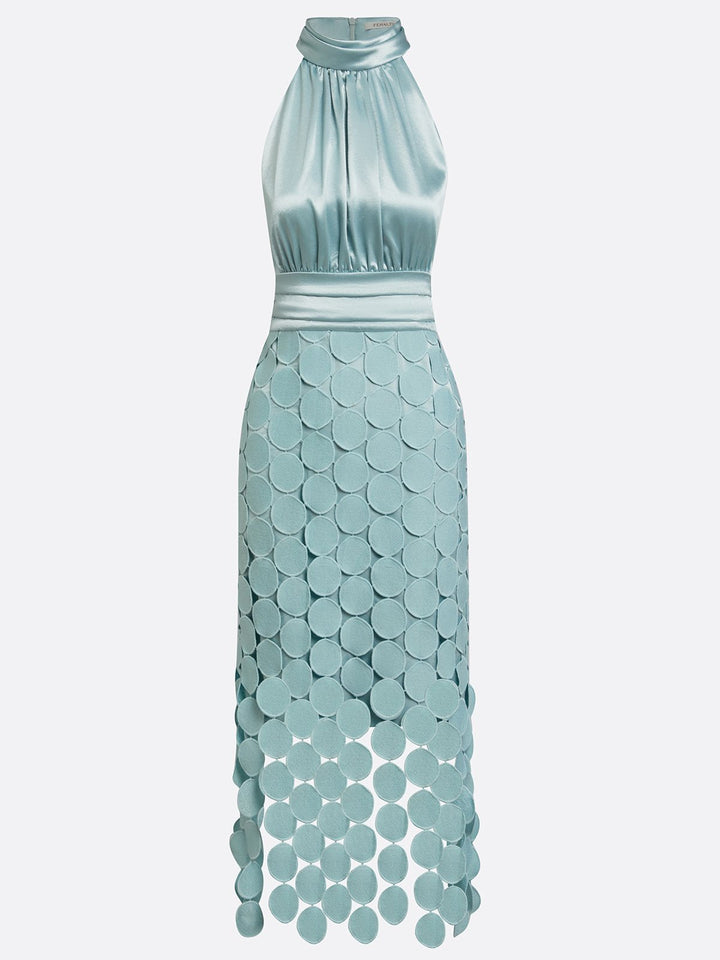 Seraphina | Elegant Halter Midi Dress