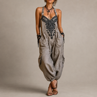 Sierra | Embroidered Relaxed Jumpsuit