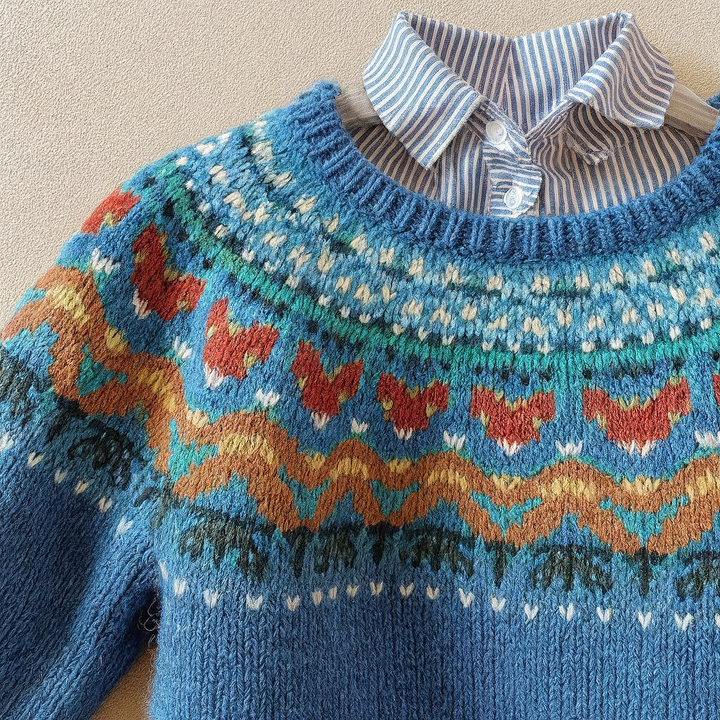 Irene | Classic Vintage Knit Jumper