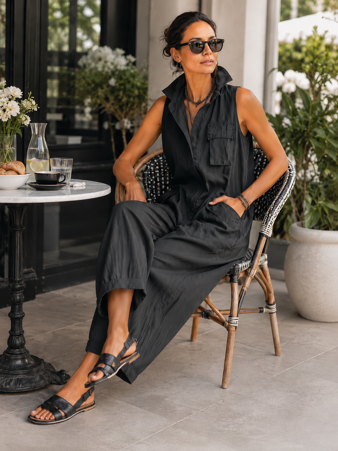 Sloane | Relaxed Utility Jumpsuit