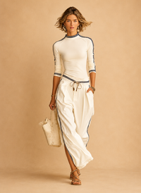 Avery | Half-Zip Knit Set