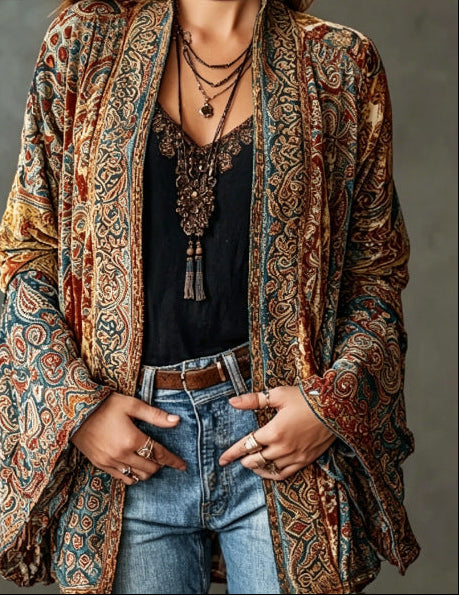 Valentina | Bohemian Velvet Jacket