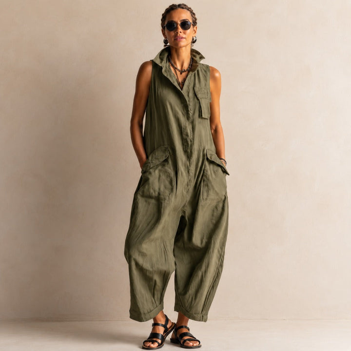Sloane | Relaxed Utility Jumpsuit