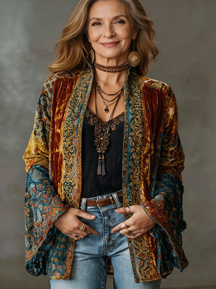 Valentina | Bohemian Velvet Jacket