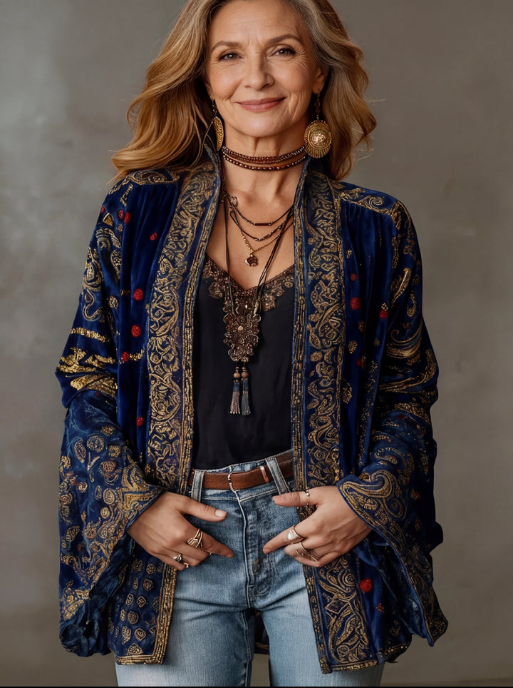 Valentina | Bohemian Velvet Jacket