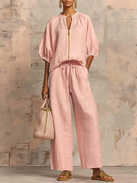 Amélie | Effortless Zip Two-Piece Set