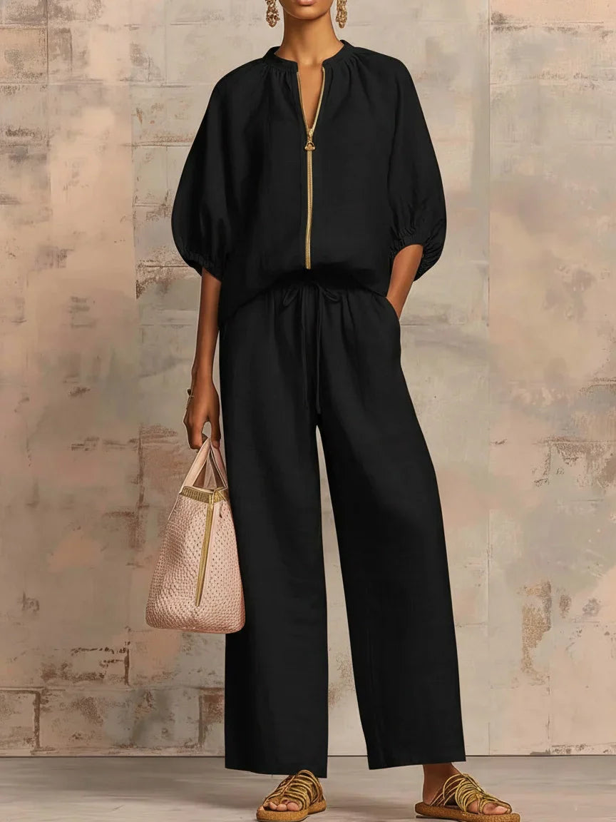 Amélie | Effortless Zip Two-Piece Set