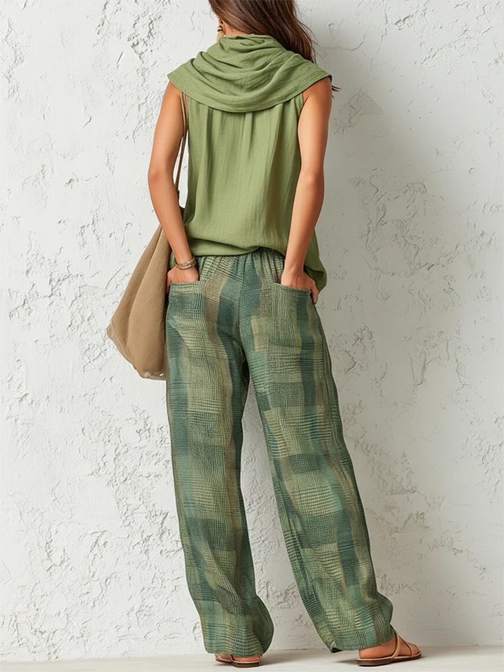Sienna | Relaxed Plaid Two-Piece Set